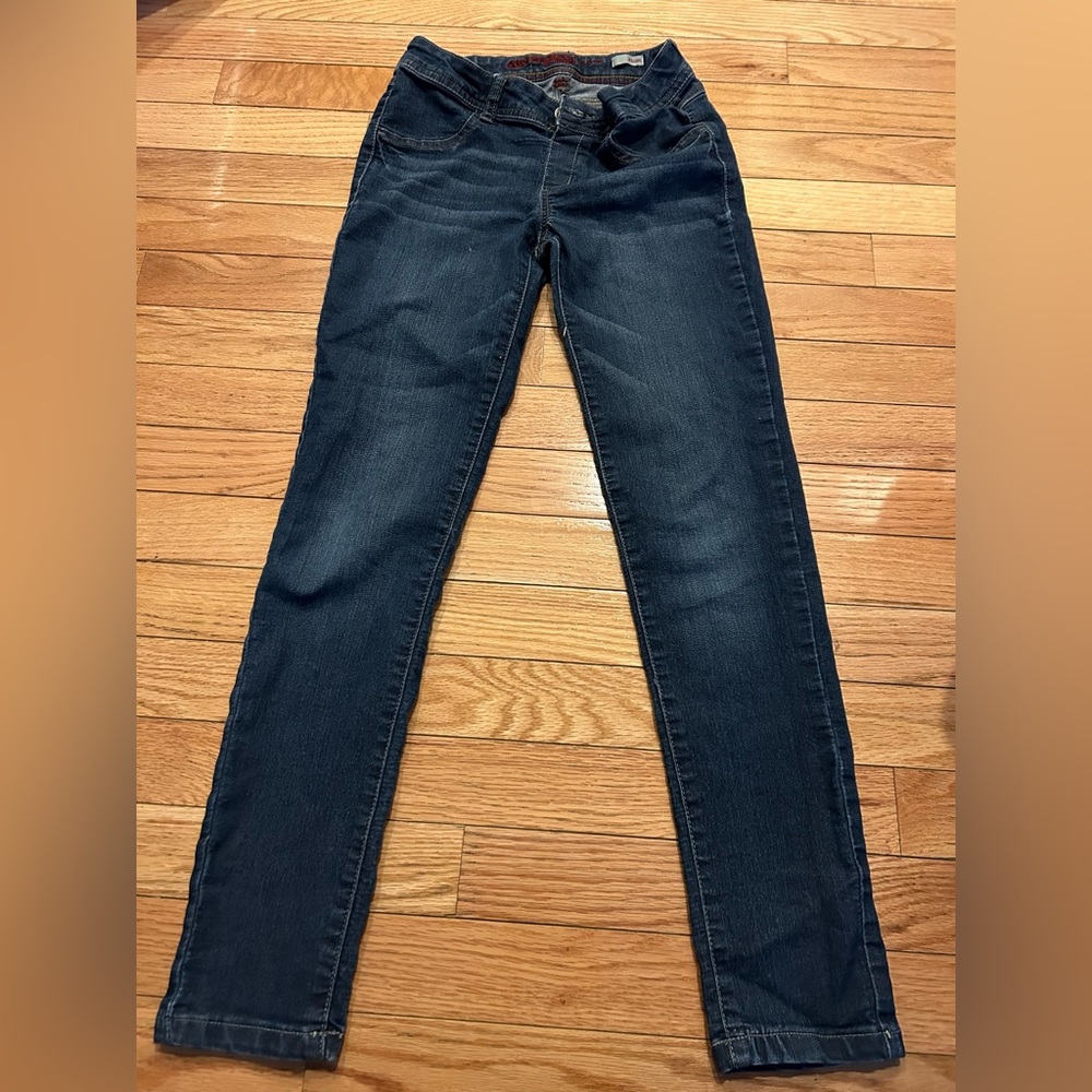 Girls Size 10 Arizona Jeggings With Adjustable Waist Straps (No Zipper)